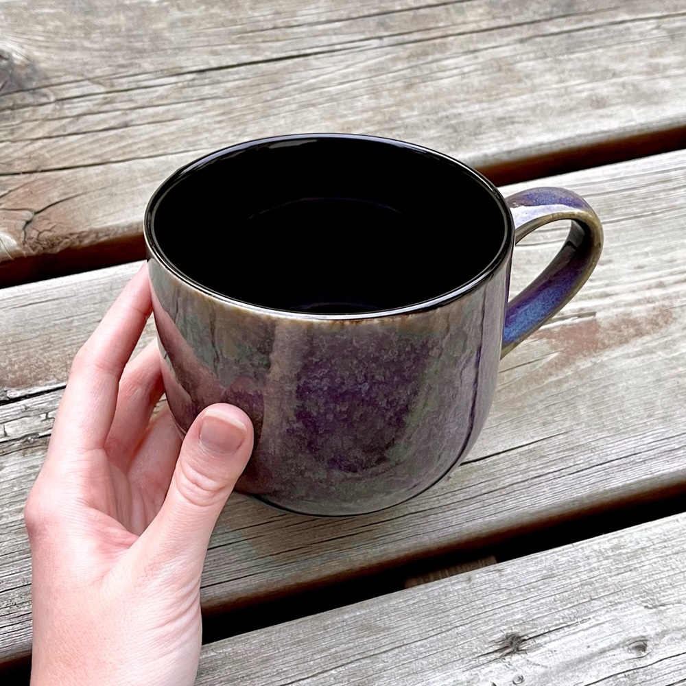 Urban Outfitters Reactive Glaze Mug in Grey